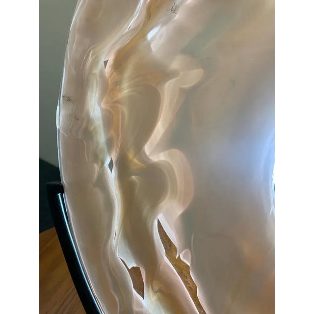 Sculpture with Wrought Iron Filiform Base from La Murrina For Sale - Image 9 of 16