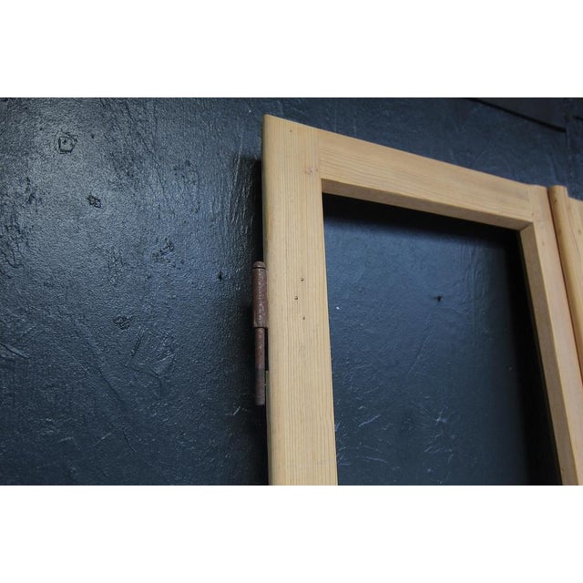 Wood Antique Double Door in Pine, 1890s For Sale - Image 7 of 18