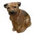 Vintage Italian Ceramic Border Terrier Bud Vase For Sale