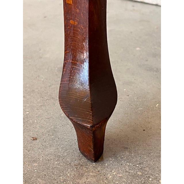 Game Card Fold Over Side Table or Tea Table With Hidden Drawer For Sale - Image 11 of 12