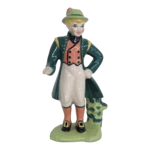 Ceramic Arts Studio Madison Wi Green Swedish Man Figurine