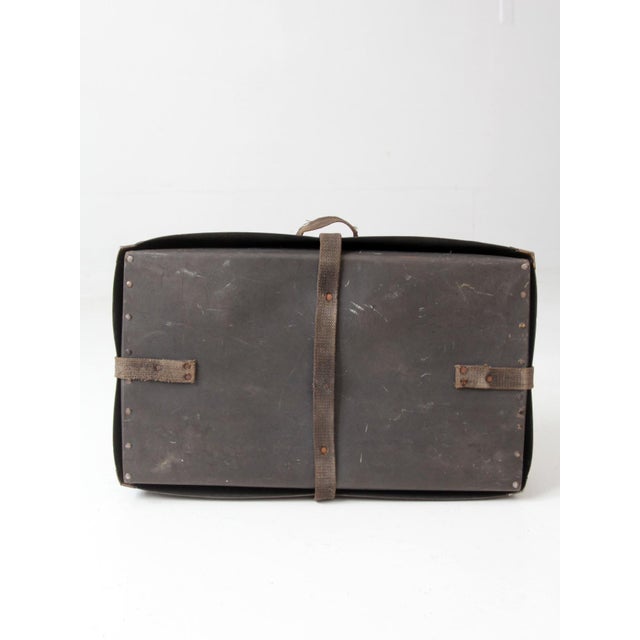 Vintage 1920s Parcel Post Mailing Box Fiber Travel Case For Sale - Image 13 of 14