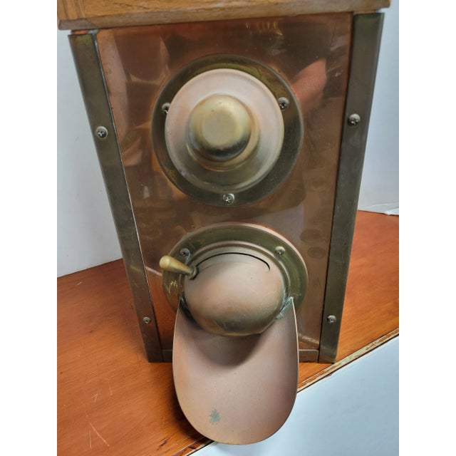 Mid 20th Century Vintage Mid Century French Commercial Grade Coffee Bean, Candy or Nut Dispenser For Sale - Image 5 of 12