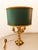 Antique Four-Light Bronze Lamp with Lampshade For Sale - Image 16 of 18