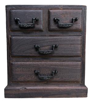 Small Vintage Japanese Ko-Dansu Drawer Cabinet, 1970s