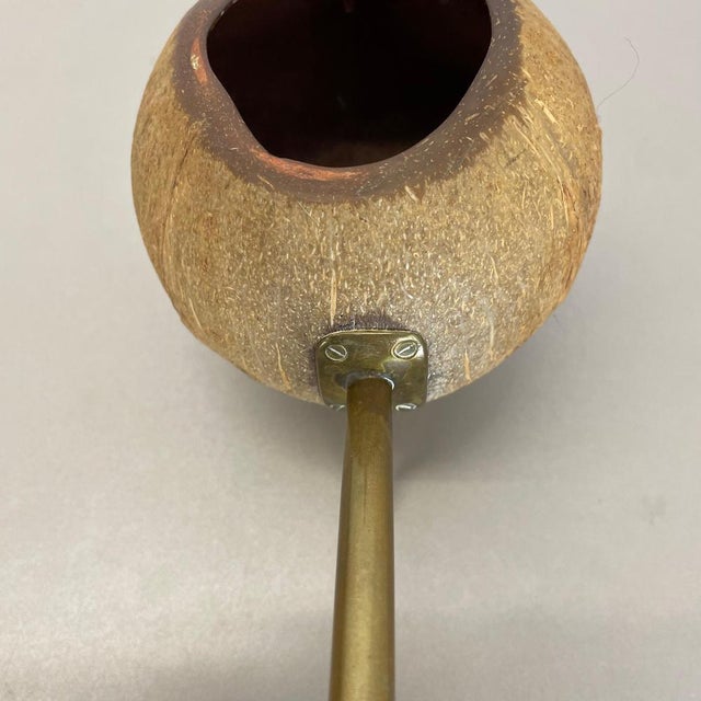 Brass and Coconut Watering Can attributed by Carl Auböck, Austria, 1950s For Sale - Image 18 of 18