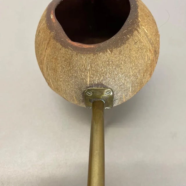 Brass and Coconut Watering Can attributed to Carl Auböck, Austria, 1950s For Sale - Image 18 of 18