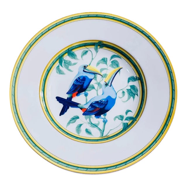Hermès Toucan Vintage Porcelain Bowl For Sale