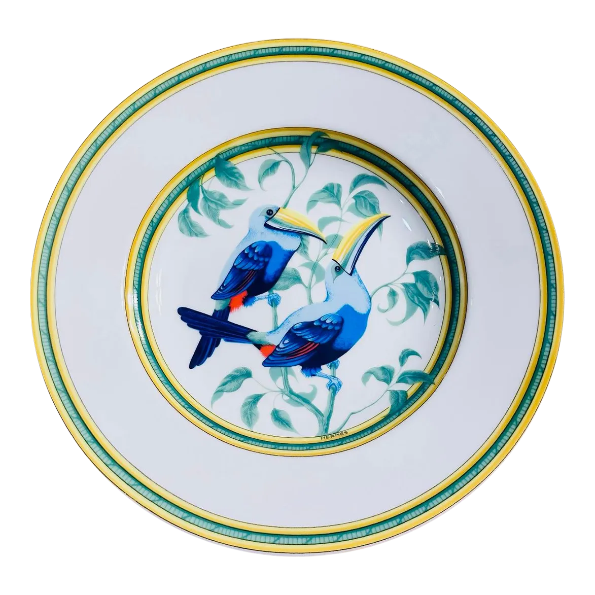 Vintage Hermès Toucan Porcelain Bowl | Chairish