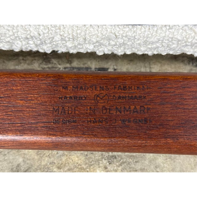 1950s 1950s Hans J. Wegner W2 Dining Chairs - Twelve 12 - Danish Modern Teak - CM Madsens For Sale - Image 5 of 11