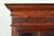 Baker Furniture Style Georgian Banded Mahogany Breakfront Bookcase Cabinet With Drop Front Secretary Desk For Sale - Image 9 of 15