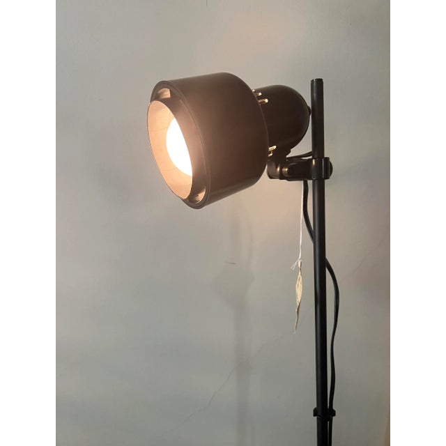 Metal Mobilite 580 Adjustable Floor Lamp, 1970s, With Original Tags For Sale - Image 7 of 13