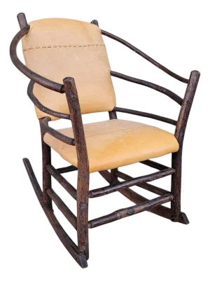 Old Hickory Barrel Back Rocking Chair