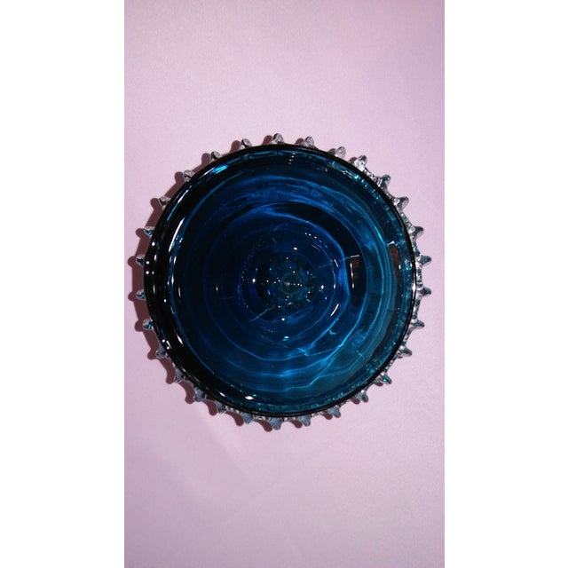 Vintage Mid-Century Lidded Glass Candy Dish For Sale - Image 6 of 8