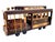 Large-Scale (Over 2 Ft) San Francisco Cable Car Model — Metal and Wood Trolley Sculpture, California Centerpiece Decor For Sale - Image 10 of 13