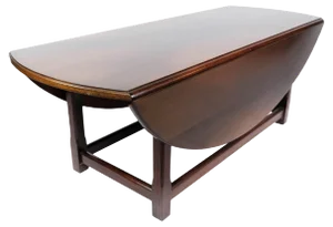 Mahogany Coffee Table with Extensions, 1930s