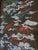 1930s Chinese Dragon Painted Glass Colored Flowers White Clouds Brown Wood Frame Brass Hanging Hardware For Sale - Image 14 of 14