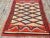 1930s Ivory Red Geoemtric Tribal American Navajo Rug 4'5" X 6'2" Flatweave Wool Carpet For Sale In New York - Image 6 of 6