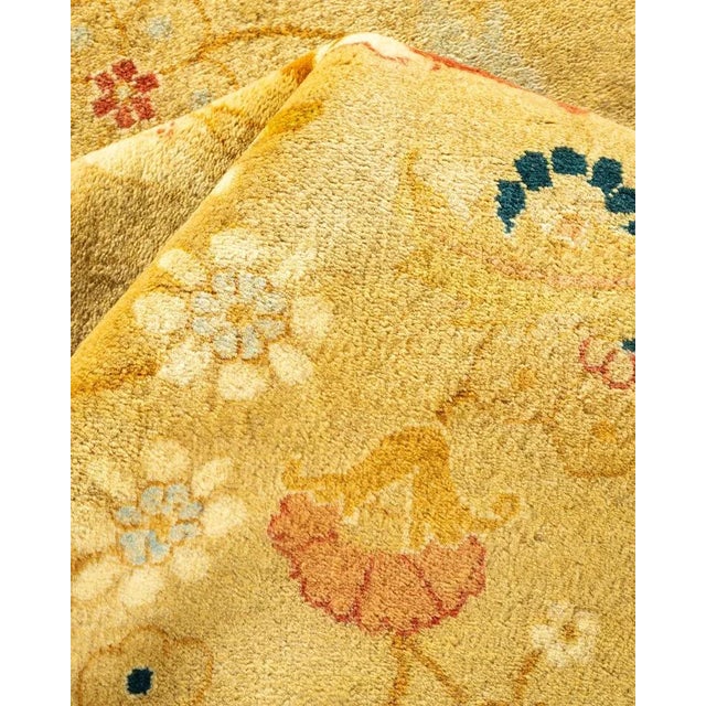 Textile Mogul, One-of-a-Kind Hand-Knotted Area Rug in Ivory, 8' 2" x 10' 1" For Sale - Image 7 of 8