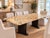 Custom American-Designed 80” Delicatus Gold Granite Dining Table | Brazilian Natural Stone For Sale - Image 13 of 15