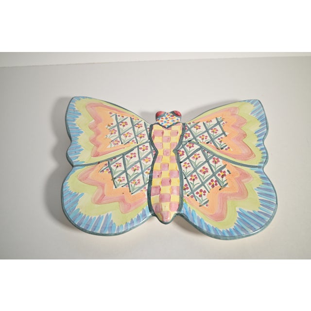 Contemporary MacKenzie-Childs Butterfly Serving Set - 2 pcs For Sale - Image 3 of 10
