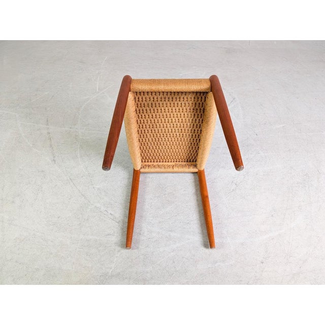 Danish Model 80 Stool in Teak by Niels O Møller for J.L. Møller For Sale - Image 9 of 10