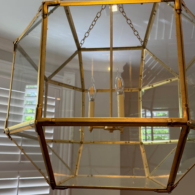 Metal Visual Comfort Morris Large Lantern For Sale - Image 7 of 8