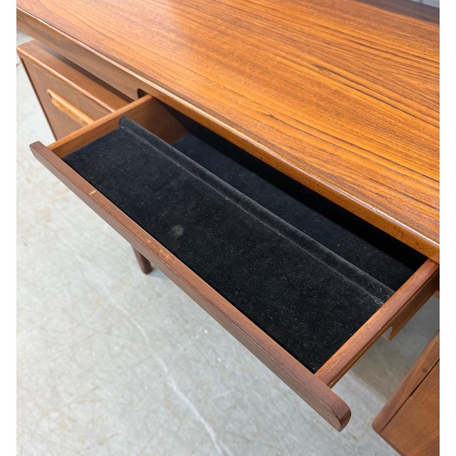 Mid-Century Danish Modern G-Plan Teak Vanity For Sale - Image 9 of 13