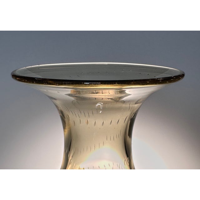 1950s Mouth-Blown Art Glass Vase attributed to WMF, Germany, 1950s For Sale - Image 5 of 15