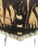 Animal Skin African Painted Animal Hide Shield Giraffe Safari Scene Braided Fur Edge Wall Art For Sale - Image 7 of 10