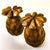 1990s Vintage Wood Carved Pineapple Shaped Shakers - A Pair For Sale - Image 5 of 9