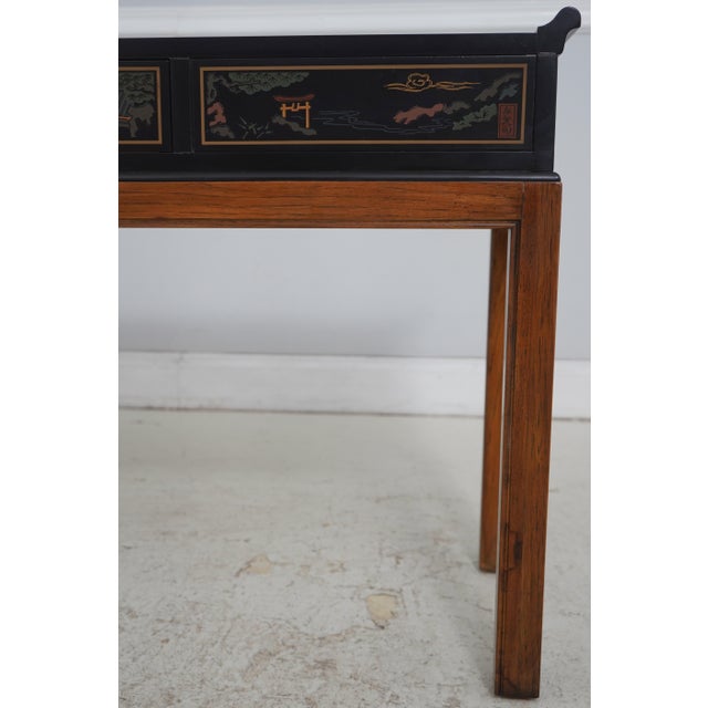 Drexel Chinoiserie Decorated 1 Drawer Console Sofa Table For Sale - Image 14 of 18