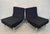 A refined pair of Mid-Century Modern “Model 51” armless slipper lounge chairs designed by Florence Knoll for Knoll...