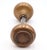 Mid 20th Century Mid 20th Century Pair of Reclaimed Concentric Brass Passage Door Knobs For Sale - Image 5 of 5
