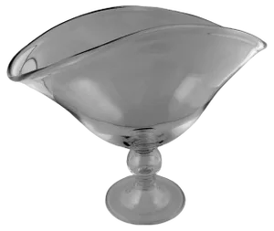 Italian Art Deco Crystal Table Centerpiece, 1984