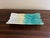 Vintage French Country Majolica Asparagus Dish in Turquoise and Cream For Sale In South Bend - Image 6 of 8