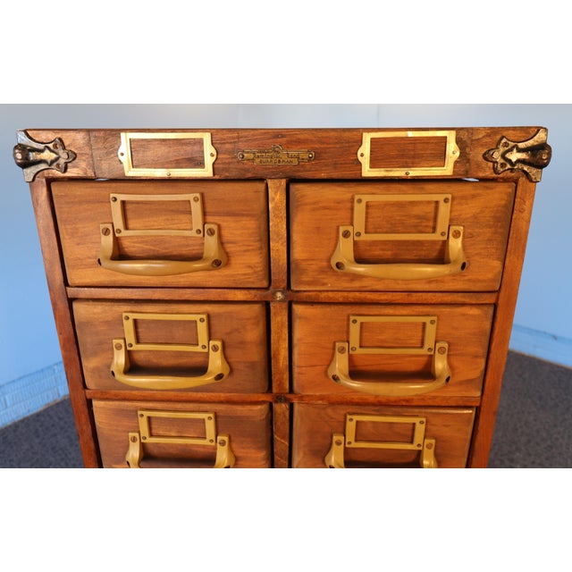 Vintage Remington Rand Guardsman Catalog Cabinet For Sale - Image 9 of 16