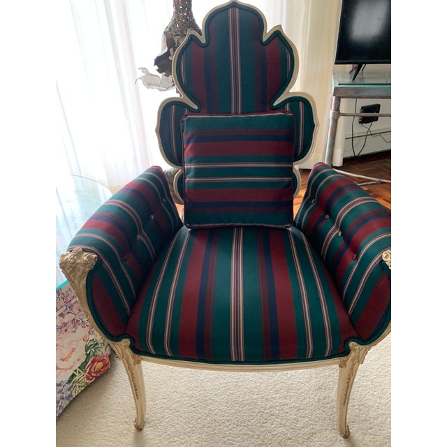Mid-Century Modern 1960s Attributed Deutsch Bros. Chicago, 2 Leaf Chairs For Sale - Image 3 of 7