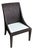Elegant handcrafted woven rattan side chair by iconic luxury furniture maker McGuire San Francisco. This sculptural chair...