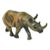Late 20th Century Verdite Rhino Stone Sculpture For Sale