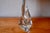 Vintage French Free-Form Crystal Table Lamp For Sale - Image 5 of 12