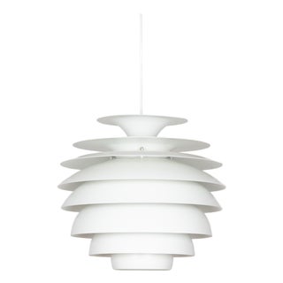 Vintage Pendant Lamp by Bent Karlby for Lyfa, Denmark, 1970s For Sale