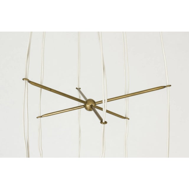 Metal Mid-Century Ceiling Light by Hans Bergström, 1950s For Sale - Image 7 of 11