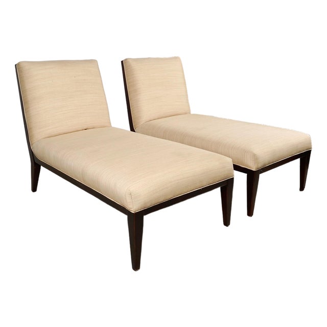Pair Mid-Century Harvey Probber-Style Chaise Longues For Sale