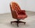 Chesterfield-Style Tufted Leather Executive Swivel Desk Chair For Sale - Image 4 of 18