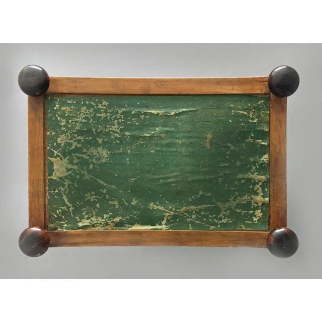 Tunbridgeware Rosewood Sewing Box with Hoop Handle For Sale - Image 10 of 11