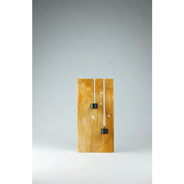 Not Yet Made - Made To Order Levature _ Siena Yellow Candleholder by Gumdesign for La Casa Di Pietra For Sale - Image 5 of 5