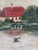Vintage Original Landscape Oil Painting, Signed Farmhouse Art For Sale - Image 11 of 18