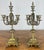 Vintage French Clock Garniture with Candelabras, Set of 3 For Sale - Image 3 of 18
