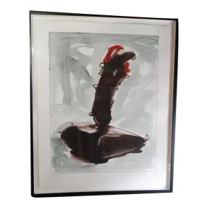 1980s "Joystick" Richard Duardo Still Life Numbered Serigraph, Framed